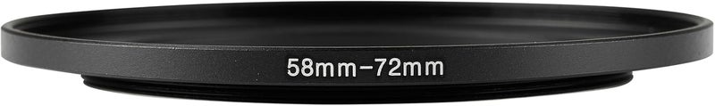 JOYTOLIN 58-72mm Metal Step-Up/Down Ring Adapter Compatible with Mirrorless Cameras DSLR Lens, UV CPL ND Filter Thread Converter, Black - Image 2